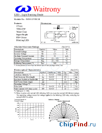 Datasheet W05310YSC-B manufacturer Waitrony