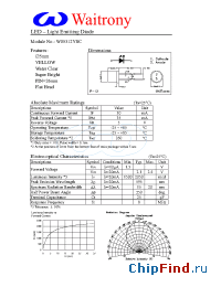 Datasheet W05312YSC manufacturer Waitrony