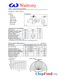 Datasheet W05312YSC-A manufacturer Waitrony