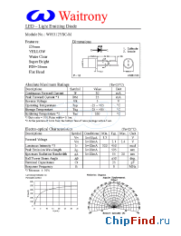 Datasheet W05312YSC-M manufacturer Waitrony