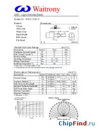 Datasheet W05312YSC-V manufacturer Waitrony