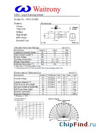 Datasheet W05318YHD manufacturer Waitrony
