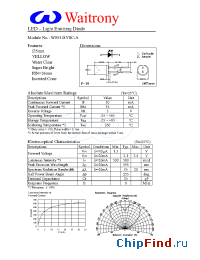 Datasheet W05318YSC-A manufacturer Waitrony