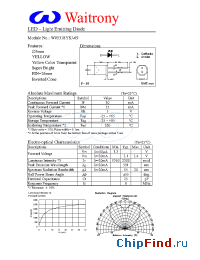 Datasheet W05318YSJ-69 manufacturer Waitrony