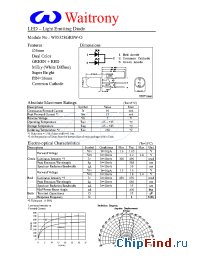 Datasheet W05328GRSW-O manufacturer Waitrony