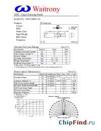 Datasheet W05338RSC-6S manufacturer Waitrony