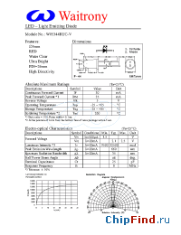 Datasheet W05344RUC-V manufacturer Waitrony