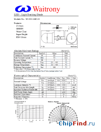 Datasheet W10351GSC-O manufacturer Waitrony