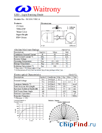 Datasheet W10351YSC-A manufacturer Waitrony