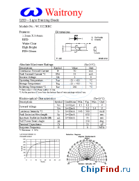 Datasheet W13322RHC manufacturer Waitrony