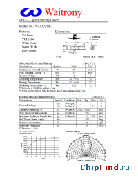 Datasheet W18302YSC manufacturer Waitrony