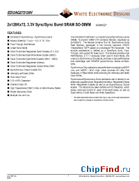 Datasheet EDI2AG272128V-12 manufacturer WEDC