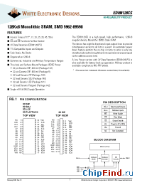 Datasheet EDI88128CS-25B manufacturer WEDC