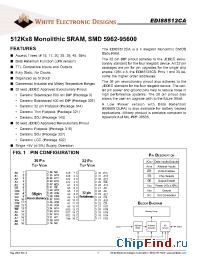 Datasheet EDI88512CA-25B manufacturer WEDC