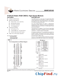 Datasheet EDI8F32512C manufacturer WEDC