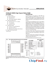 Datasheet EDI8L32512C12AC manufacturer WEDC