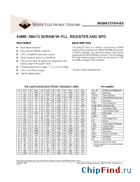 Datasheet W3DG7216V10D2 manufacturer WEDC