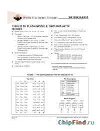 Datasheet WF128K32N-050H1Q5 manufacturer WEDC