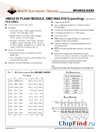 Datasheet WF4M32-150G2T manufacturer WEDC