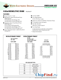 Datasheet WMS512K8V-17CLM manufacturer WEDC