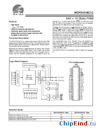 Datasheet WCFS1016C1C manufacturer Weida