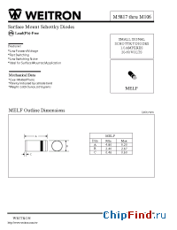 Datasheet M105 manufacturer Weitron