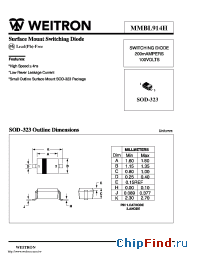 Datasheet MMBL914H manufacturer Weitron