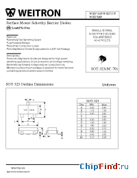 Datasheet WSD715F manufacturer Weitron