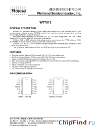 Datasheet WT7513-N140WT manufacturer Weltrend