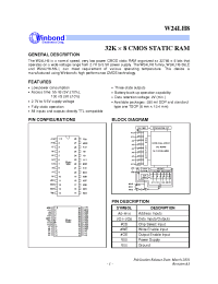 Datasheet W24LH8 manufacturer Winbond