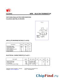 Datasheet MJ10001 manufacturer Wing Shing