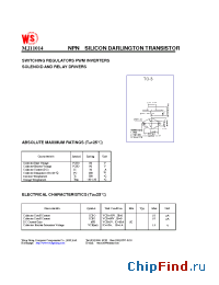 Datasheet MJ11014 manufacturer Wing Shing