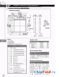 Datasheet GXO-7551 manufacturer Winstar
