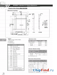 Datasheet PM61300 manufacturer Winstar