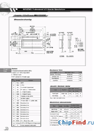 Datasheet WG12232C manufacturer Winstar