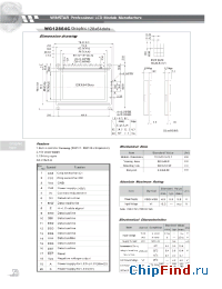 Datasheet WG12864C manufacturer Winstar