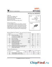 Datasheet WFF4N60 manufacturer Wisdom