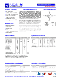 Datasheet AG201-86 manufacturer WJ