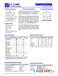 Datasheet ECG008B-PCB manufacturer WJ