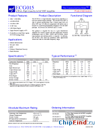 Datasheet ECG015B-PCB2140 manufacturer WJ