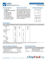Datasheet MH1-PCB manufacturer WJ