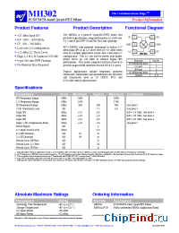 Datasheet MH302 manufacturer WJ