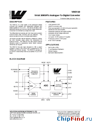 Datasheet WM2130CDT/V manufacturer Wolfson