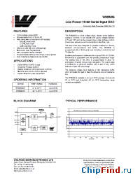 Datasheet WM2606 manufacturer Wolfson