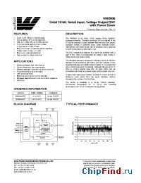Datasheet WM2608CDT manufacturer Wolfson
