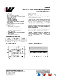 Datasheet WM2618ID manufacturer Wolfson