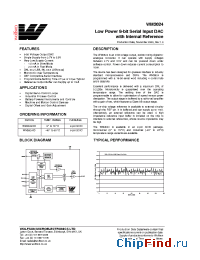 Datasheet WM2624CD manufacturer Wolfson