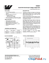Datasheet WM2627I manufacturer Wolfson
