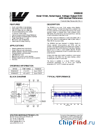 Datasheet WM2630 manufacturer Wolfson