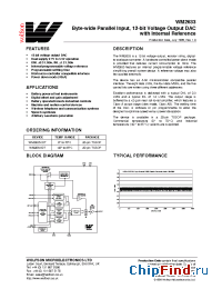 Datasheet WM2633CDT manufacturer Wolfson